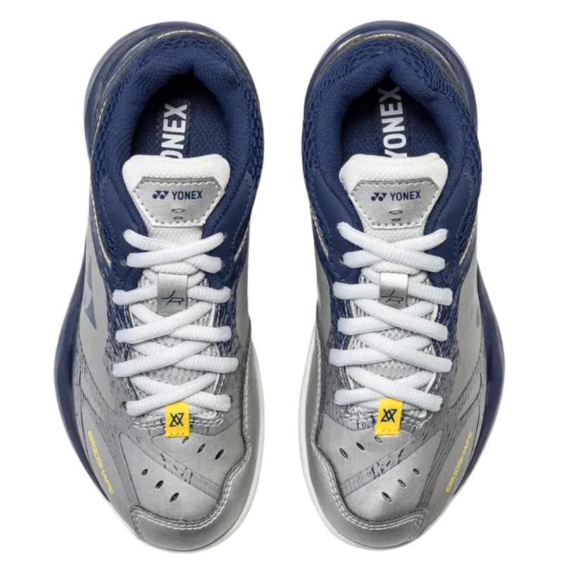 Yonex Power Cushion 65 VA Junior Badminton Shoes - Silver/Navy - main image