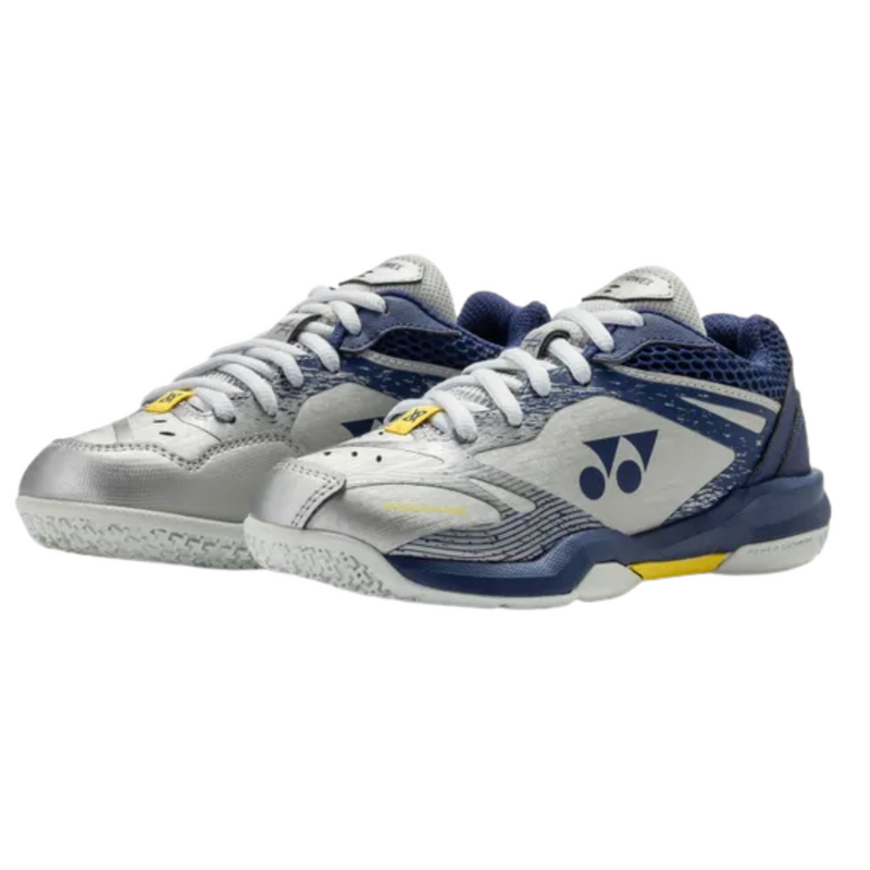 Yonex Power Cushion 65 VA Junior Badminton Shoes - Silver/Navy - main image
