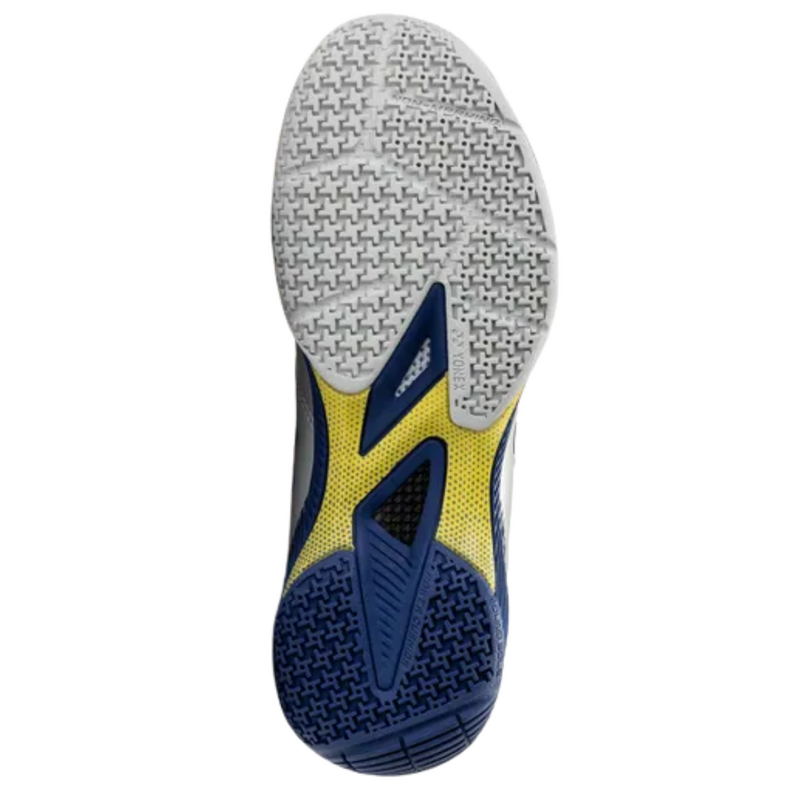 Yonex Mens Power Cushion 65 Z VA Badminton Shoes - Silver/Navy - main image