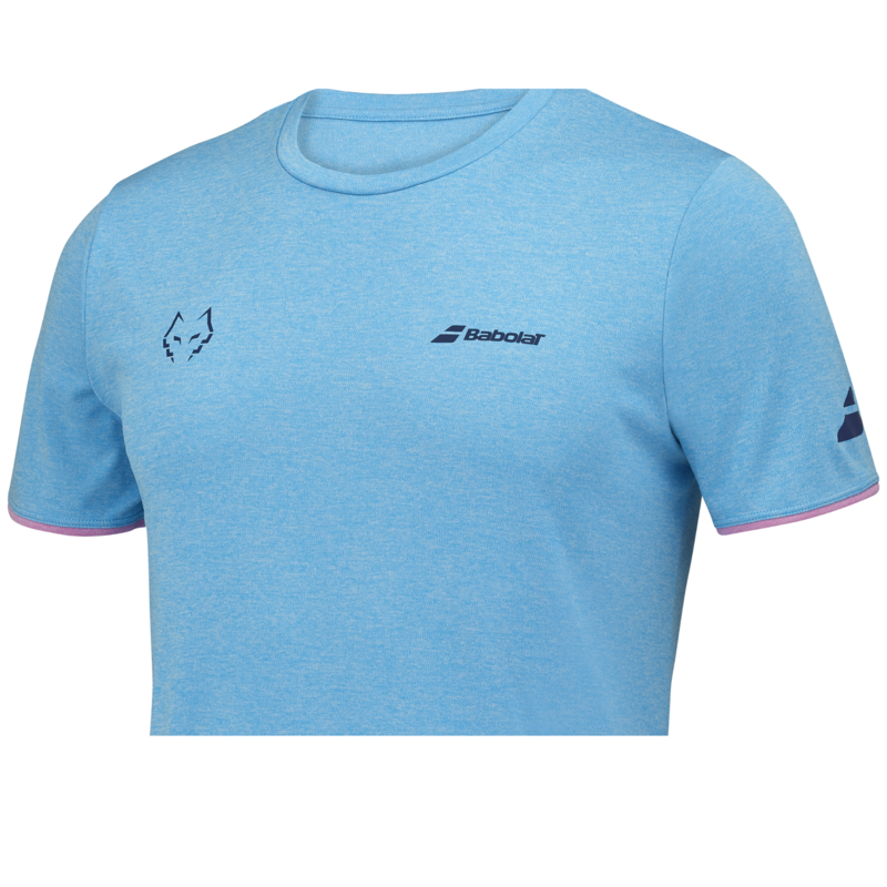 Babolat Mens Lebron Padel Crew Neck Tee - Cyan - main image