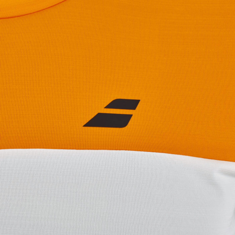 Babolat Mens Perf Crew Neck Tee Padel - Orange/White - main image