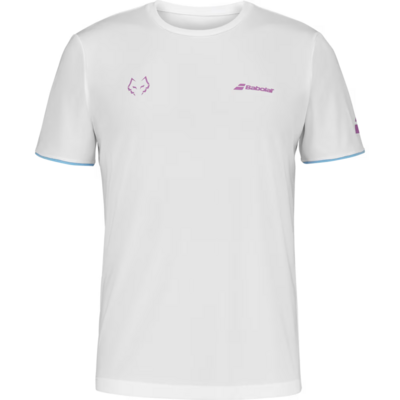 Babolat Mens Lebron Padel Crew Neck Tee - White - main image