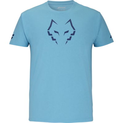 Babolat Mens Padel Cotton Tee Lebron - Cyan - main image