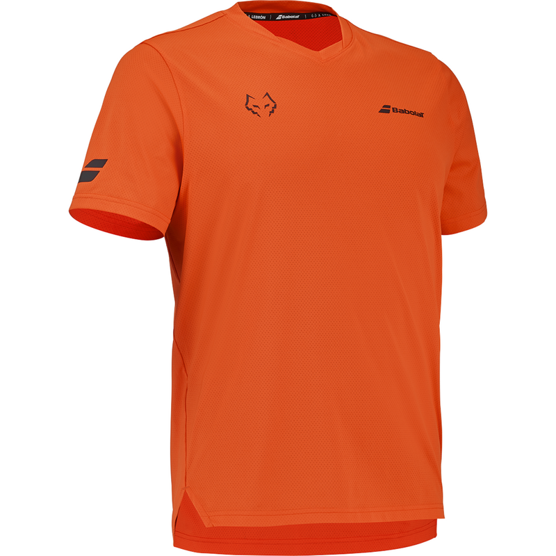 Babolat Mens Juan Lebron Padel Crew Neck Tee - Red/Orange - main image