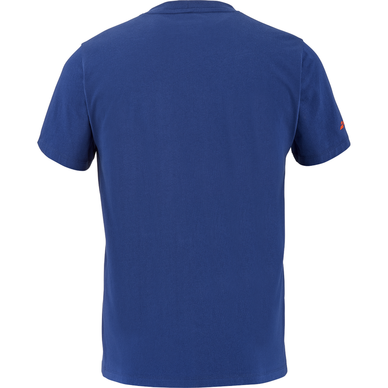 Babolat Padel Mens Cotton Tee Juan Lebron - Blue Depths - main image