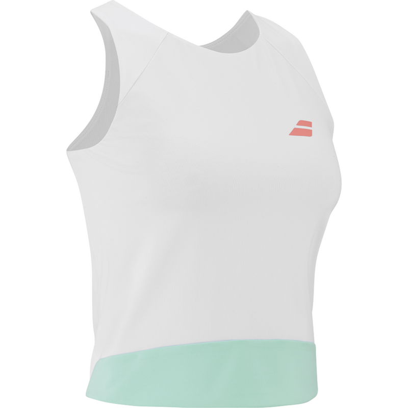 Babolat Womens Perf Padel Tank Top - White - main image
