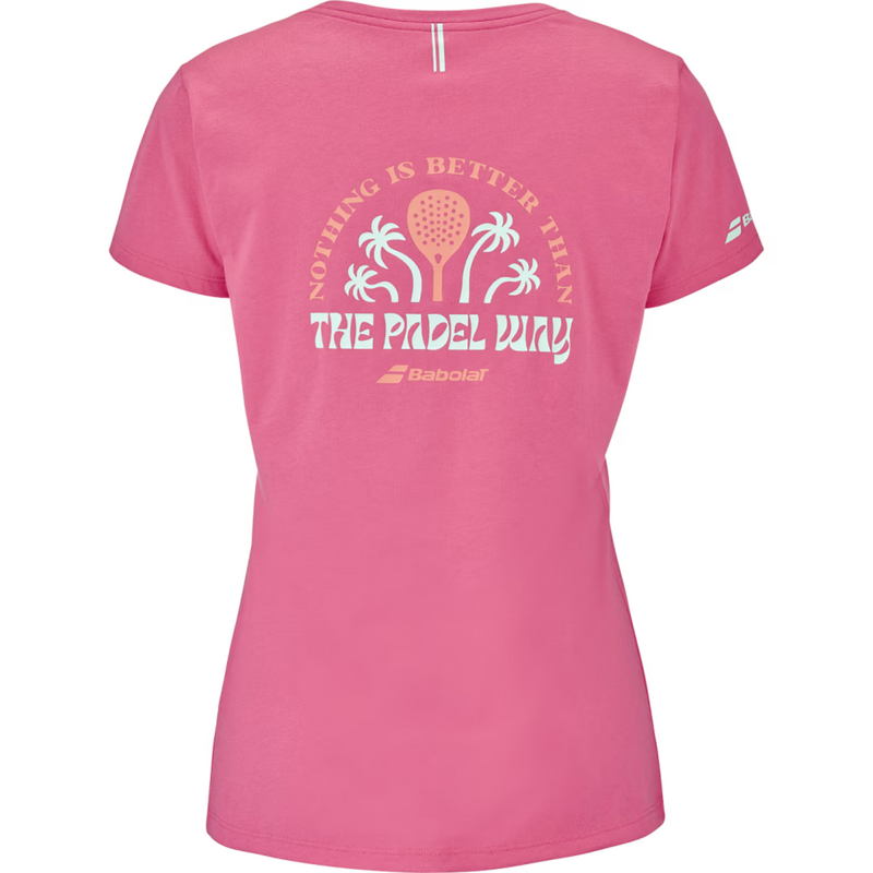 Babolat Women Perf Cotton Tee- Sun Kissed Coral - main image