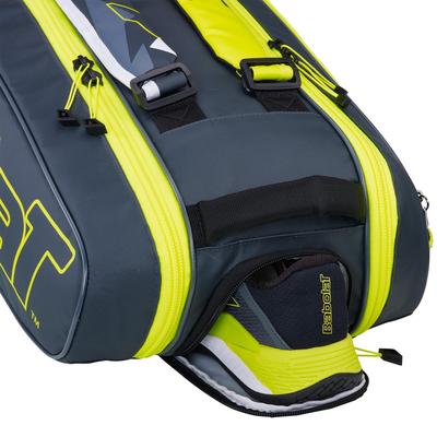 Babolat Pure Aero 6 Racket Bag - Grey/Lime - main image