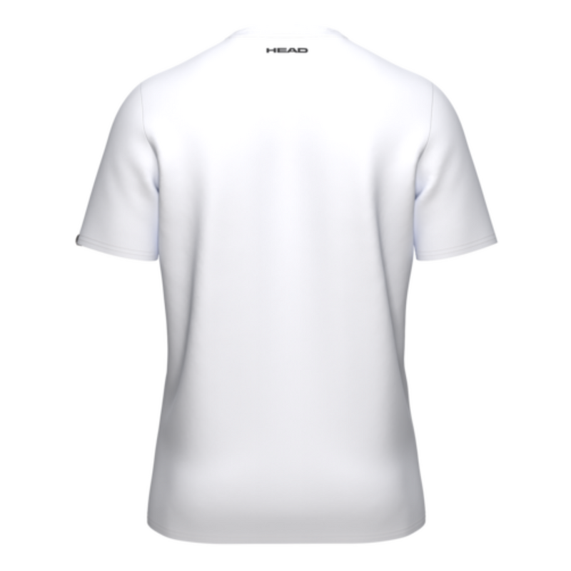 HEAD Pickleball Mens Vision T-Shirt- White/Purple - main image