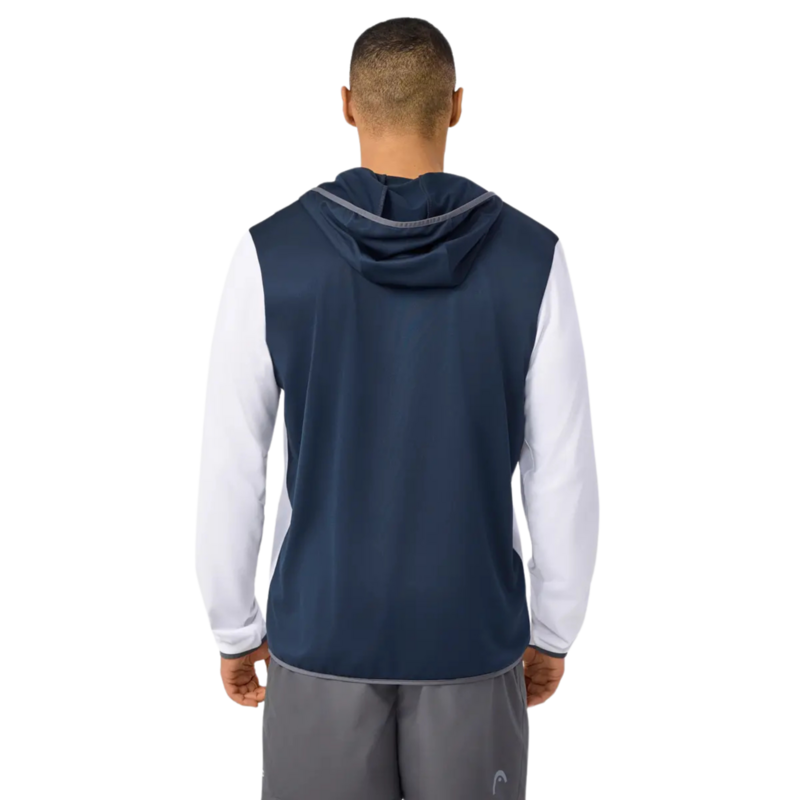 HEAD Mens Club 25 Tech Hoodie- Navy/White - main image