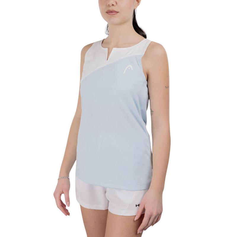 HEAD Womens Spirit Tank Top - Light Blue/White - main image