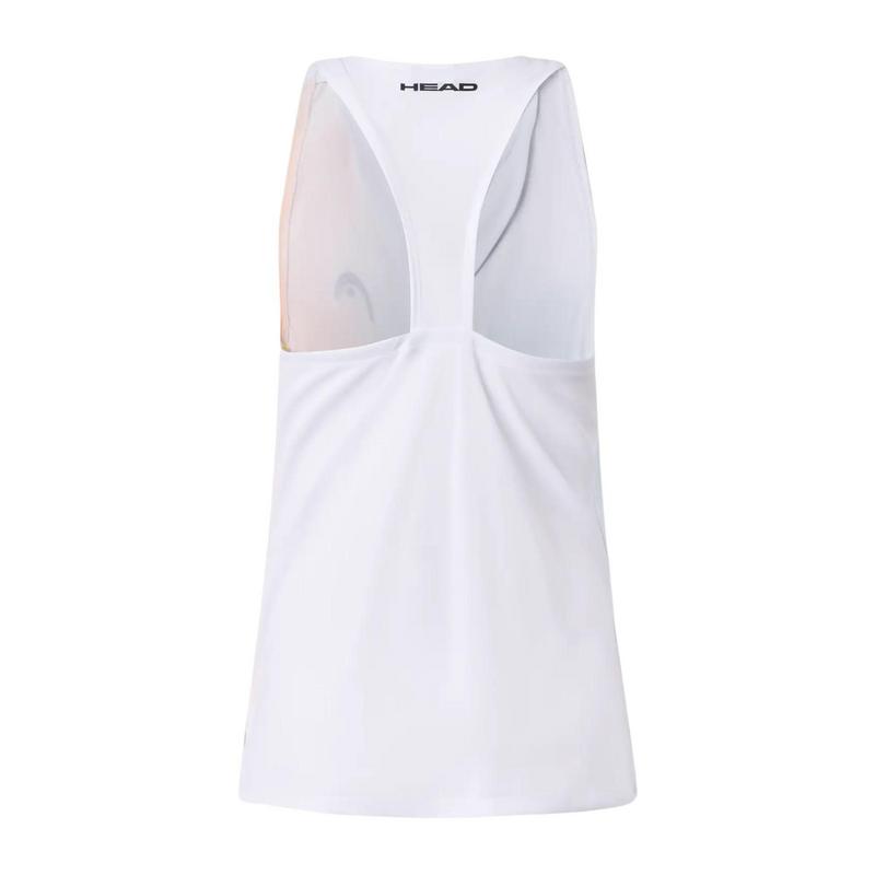 HEAD Womens Agility Tank Top - Apricot/Print Vison - main image