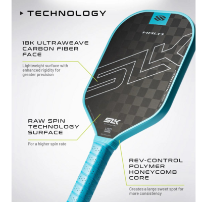 Selkirk SLK Halo Control Max Pickleball Paddle - Grey - main image