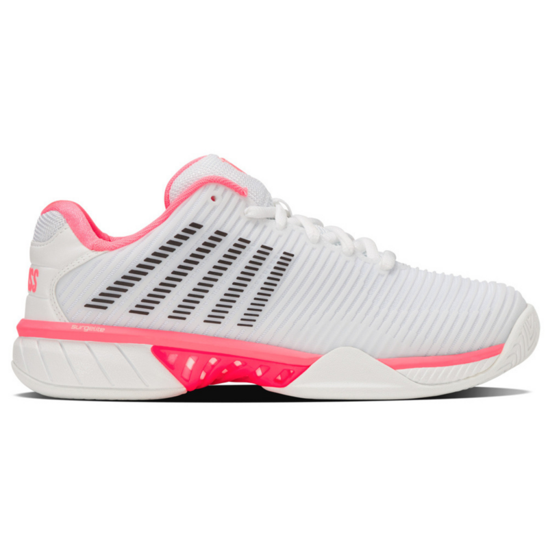 K-Swiss Womens Hypercourt Express 2 Tennis Shoes - White/Pink - main image