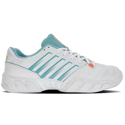 K-Swiss Womens Bigshot Light 4 Tennis Shoes - White/Nile Blue - main image