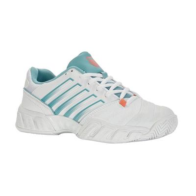 K-Swiss Womens Bigshot Light 4 Tennis Shoes - White/Nile Blue - main image