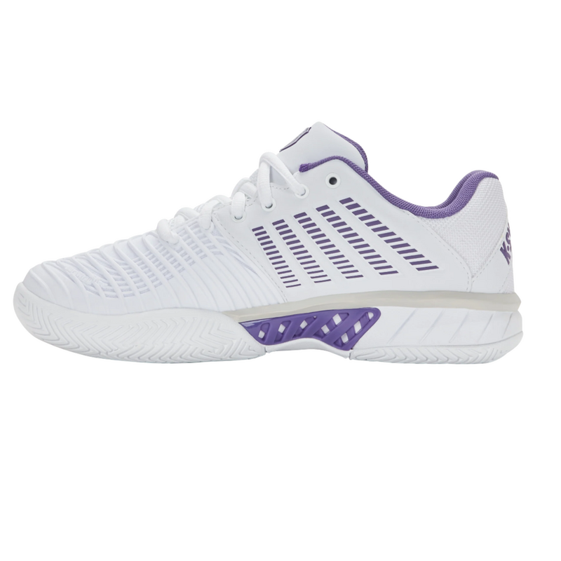 K-Swiss Womens Express Light 3 Tennis Shoes - White/Purple Haze/Neon Lavender - main image