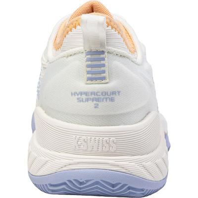 K-Swiss Womens Hypercourt Supreme 2 HB Tennis Shoes - White/Orange - main image