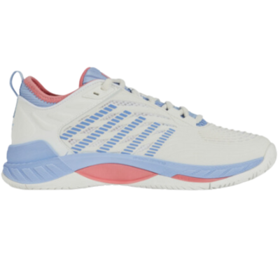 K-Swiss Womens Hypercourt Supreme 2 Tennis Shoes - Bright White/Open Air/Strawberry Ice - main image