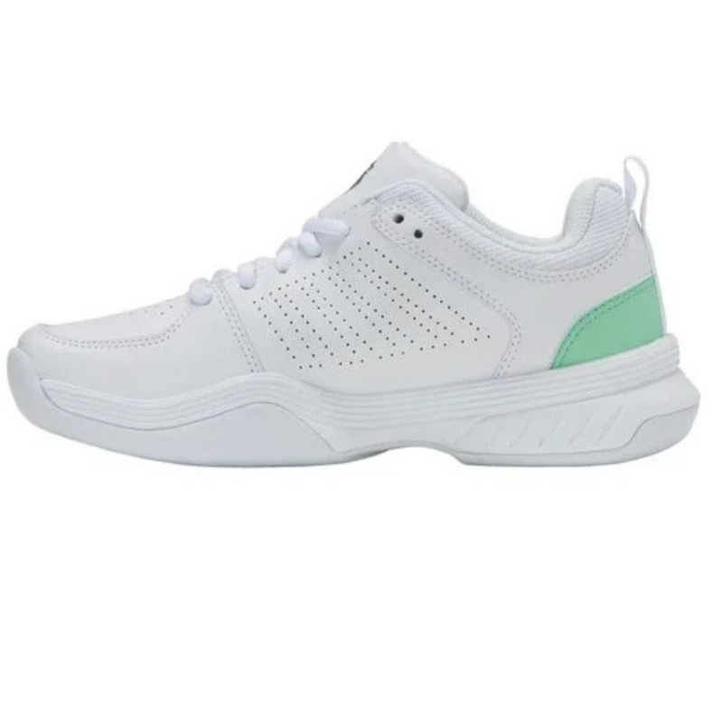K-Swiss Womens Court Express 2 Carpet Tennis Shoes - White/ Neon Mint/ Black - main image
