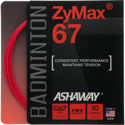 Ashaway Zymax 67 Badminton String Set - Red - main image