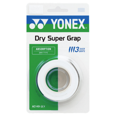 Yonex AC1493EX Super Grap Dry Grips (Pack of 3) - White - main image