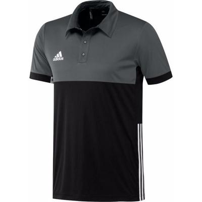 Adidas Boys T16 ClimaCool Polo - Black/Grey - main image