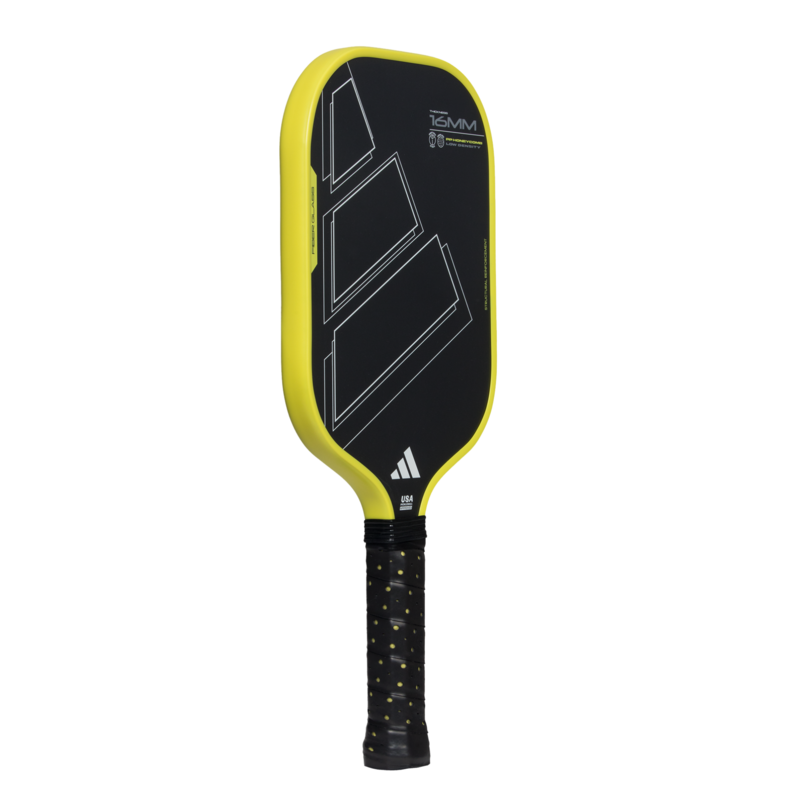 Adidas RX Team ATTK 2025 Pickleball Paddle-Black/Yellow - main image