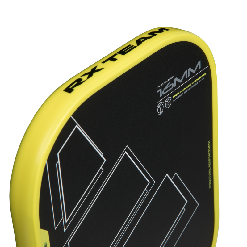 Adidas RX Team ATTK 2025 Pickleball Paddle-Black/Yellow - main image