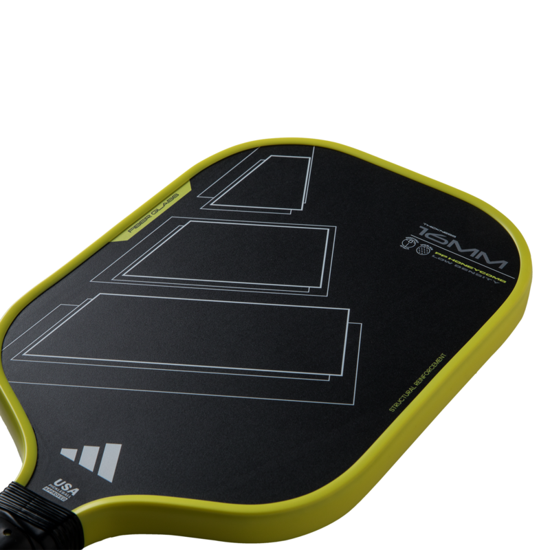 Adidas RX Team ATTK 2025 Pickleball Paddle-Black/Yellow - main image