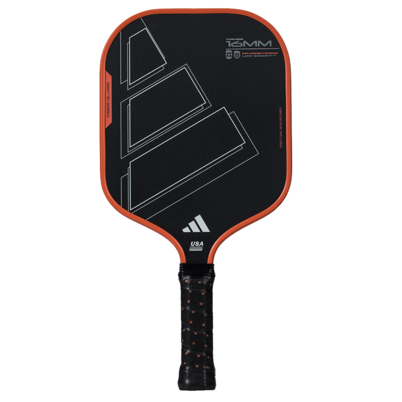 Adidas RX Team Control 2025 Pickleball Paddle-Black/Orange - main image
