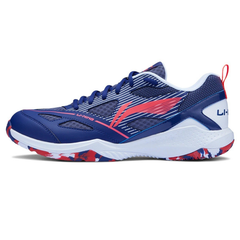 Li-Ning Mens Swift Wind Lite Badminton Shoes - Blueprint/Neon Fushi - main image