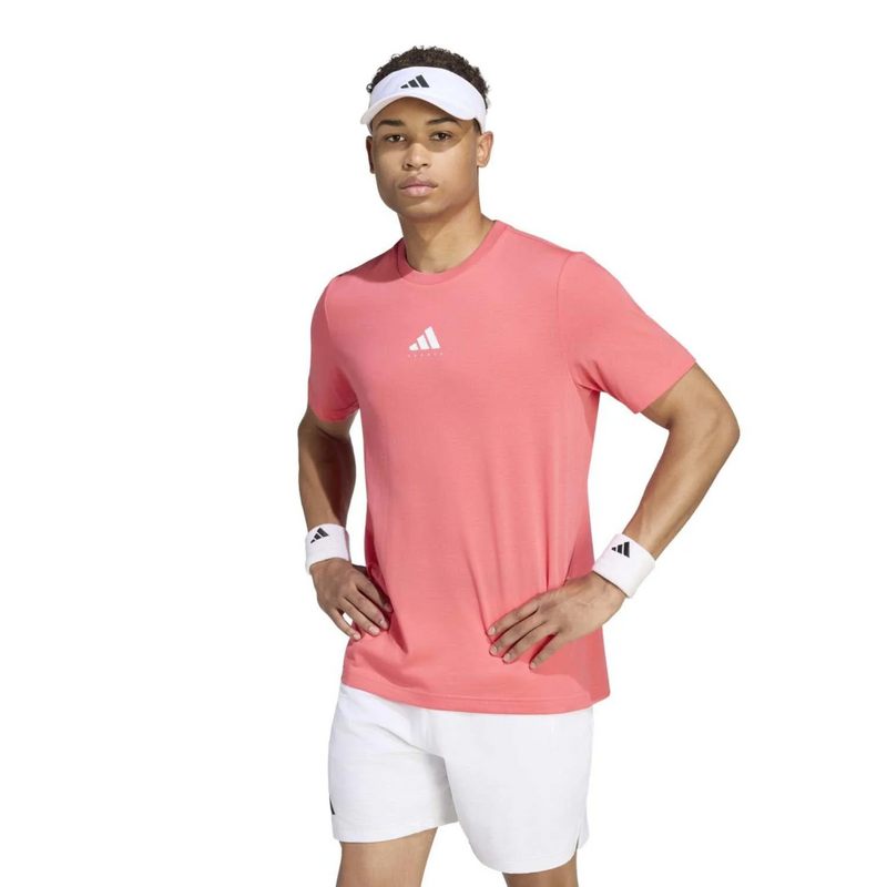 Adidas Mens Tennis Category Graphic T-Shirt - Pure Turbo - main image