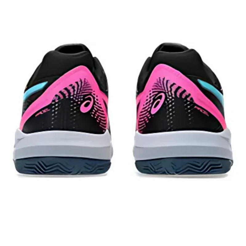 Asics Mens Gel-Dedicate 8 Padel Shoes - Black/Energy Aqua - main image