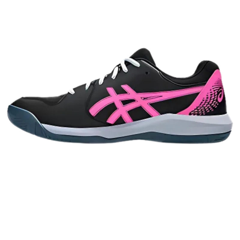 Asics Mens Gel-Dedicate 8 Padel Shoes - Black/Energy Aqua - main image