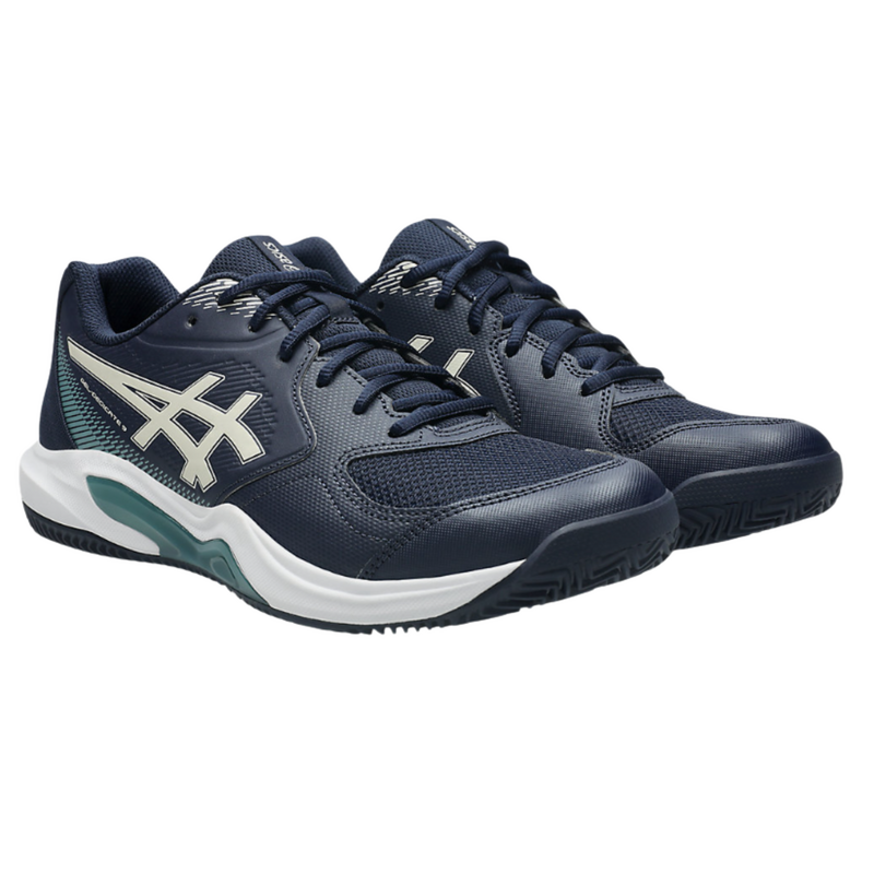 Asics Mens GEL-Dedicate 9 Clay Tennis Shoes - Midnight/Oatmeal     - main image