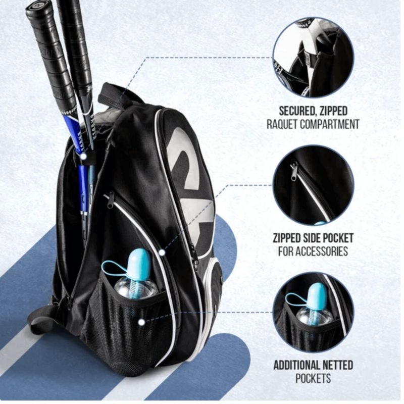 Raquex Racket Backpack - Black - main image