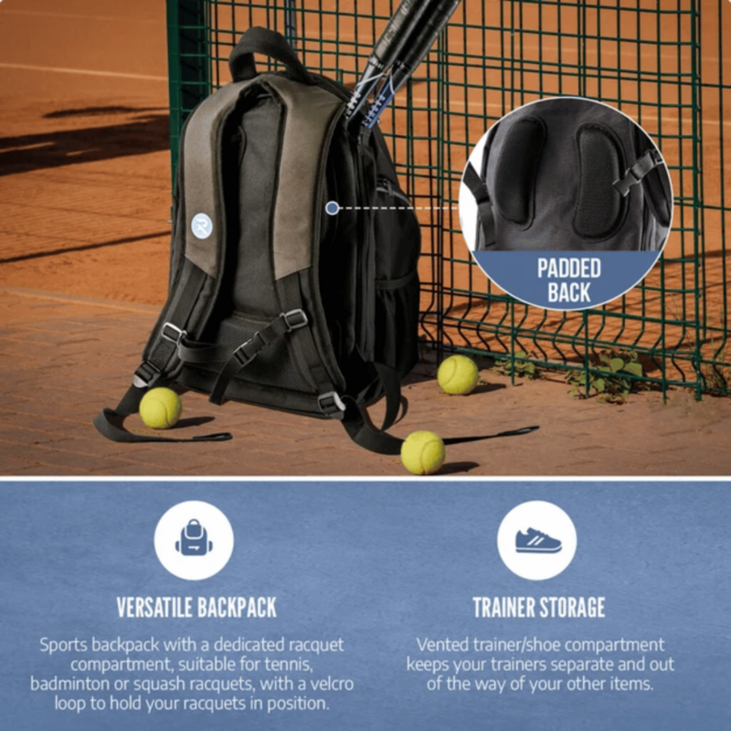 Raquex Racket Backpack - Black - main image