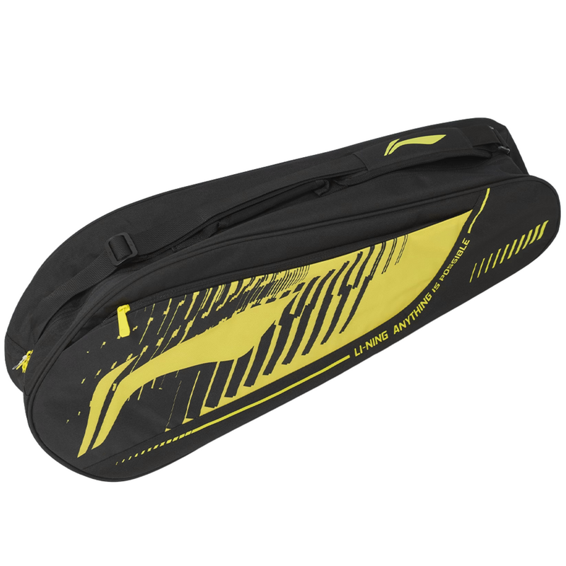 Li-Ning ABLV031 Badminton 3 Racket Bag - Black/Yellow - main image
