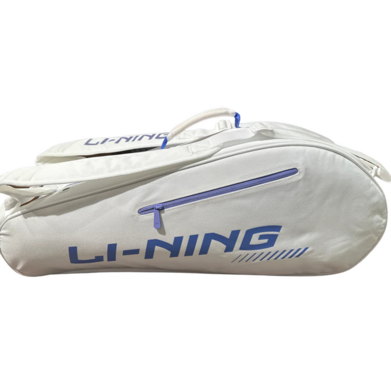 Li-Ning ABLV029 Badminton 6 Racket Bag - White/Purple - main image
