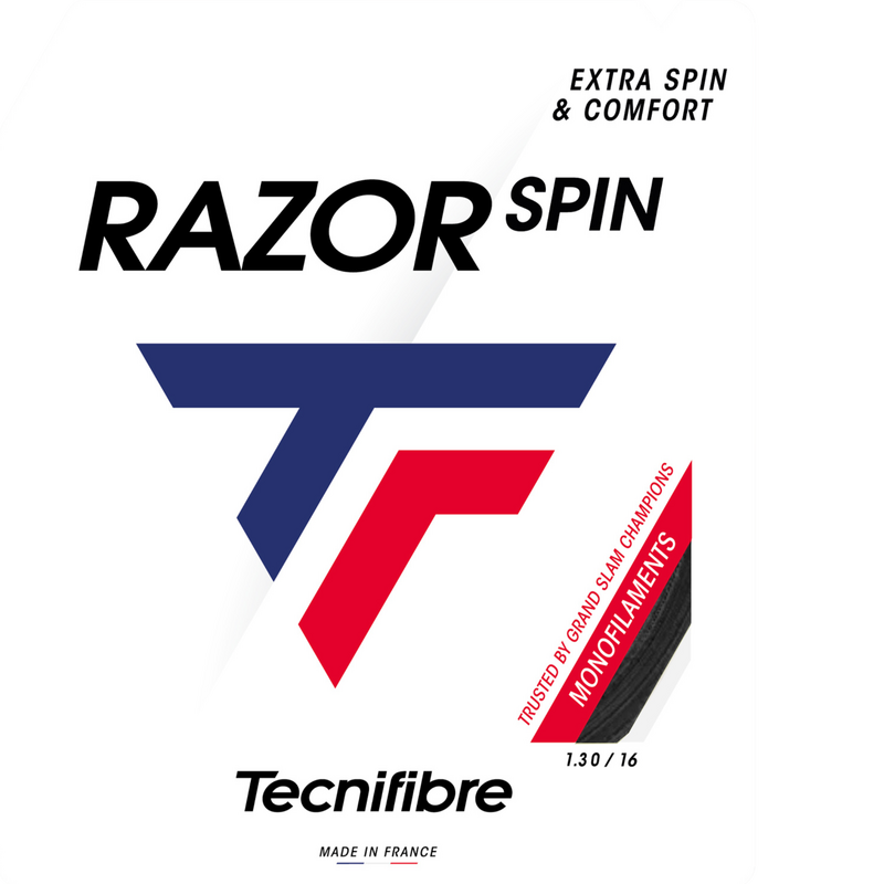 Tecnifibre Razor Spin Tennis String 12m Set- Carbon - main image