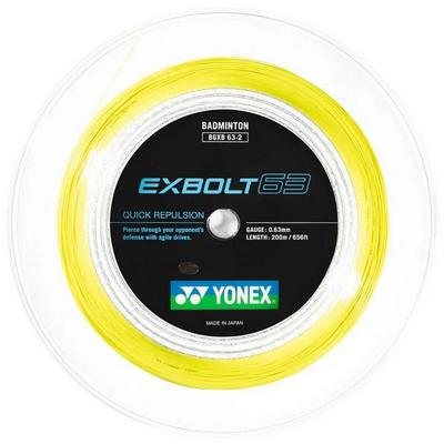 Yonex Exbolt 63 200m Badminton String Reel - Yellow - main image