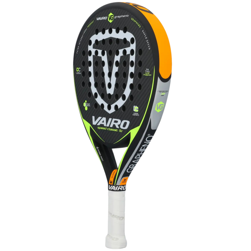 Vairo Grapheno Speed Padel Racket- Black/Lime - main image