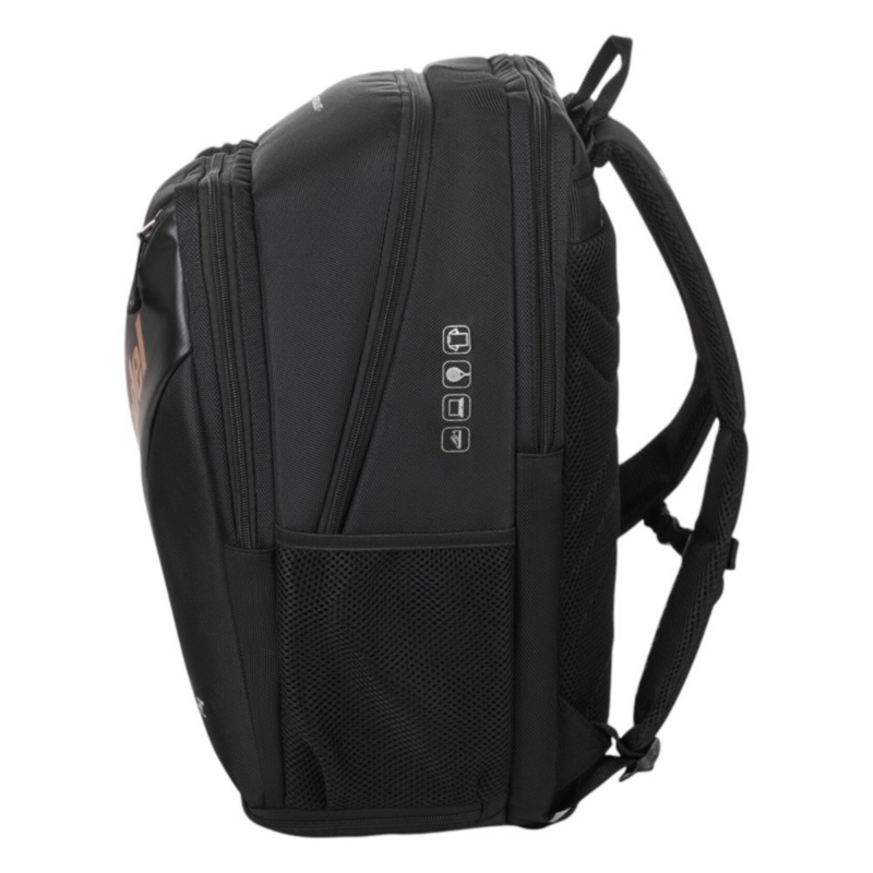 Bullpadel Vertex Backpack 25 - Black/Gold - main image