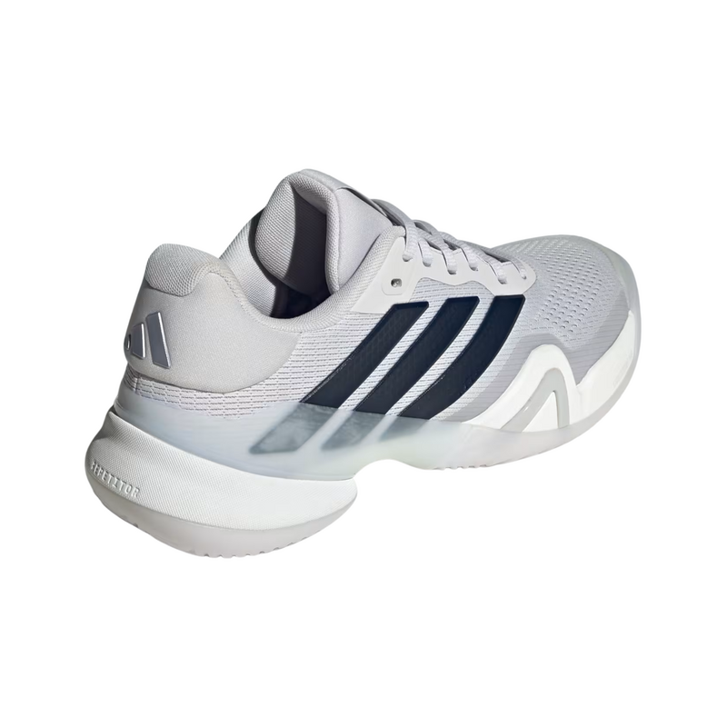 Adidas Mens Barricade 14 Tennis Shoes - Dark Grey/Aurora Ink/Cloud White - main image
