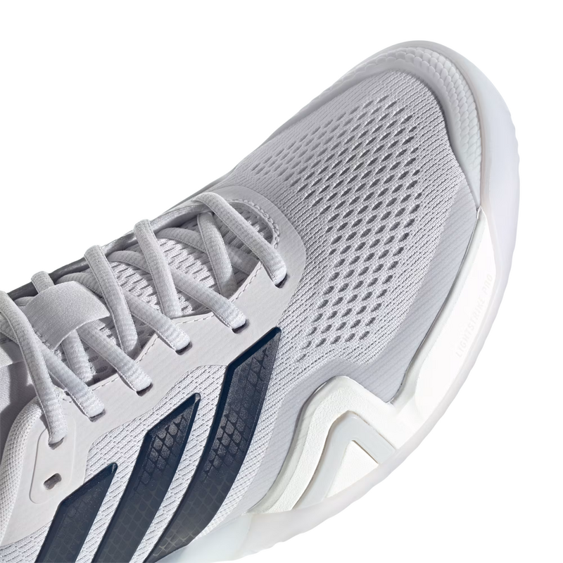 Adidas Mens Barricade 14 Tennis Shoes - Dark Grey/Aurora Ink/Cloud White - main image