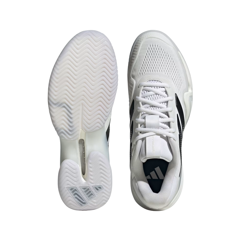 Adidas Mens Barricade 14 Tennis Shoes - Cloud White/Core Black - main image