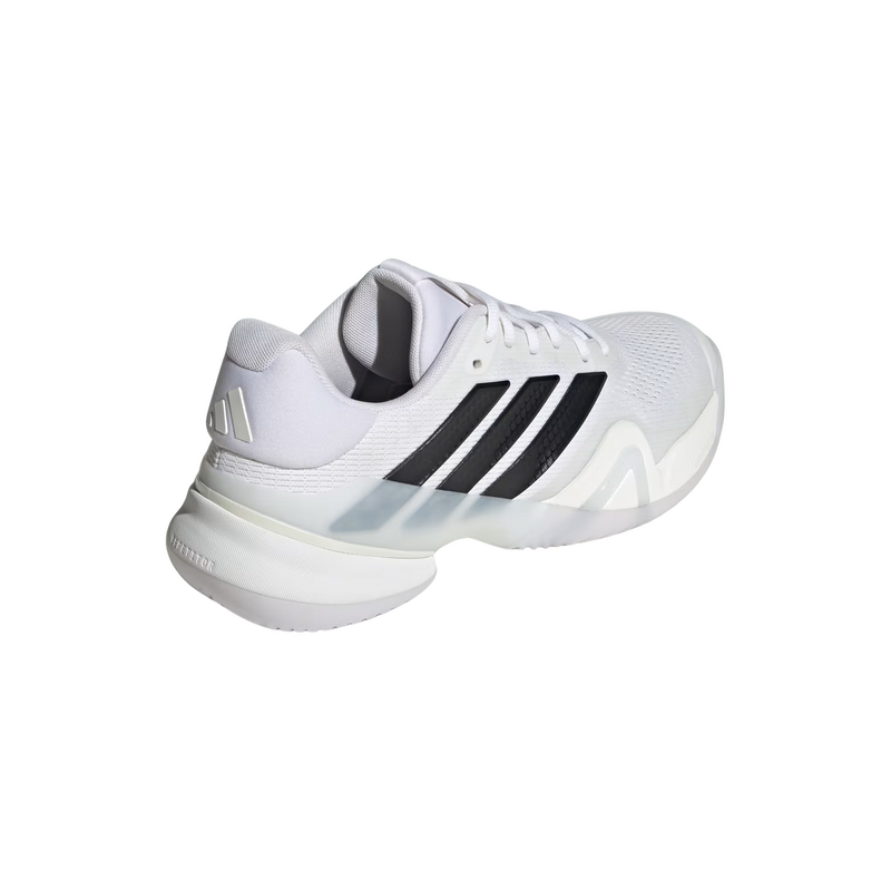 Adidas Mens Barricade 14 Tennis Shoes - Cloud White/Core Black - main image