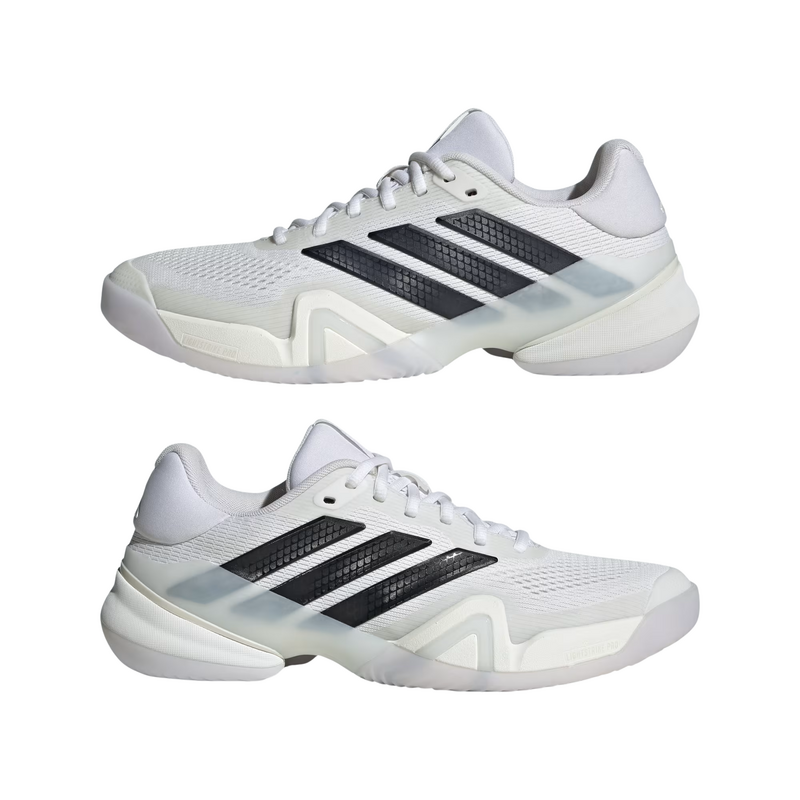 Adidas Mens Barricade 14 Tennis Shoes - Cloud White/Core Black - main image