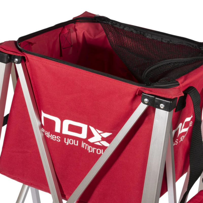 NOX Foldable Basket With Wheels - Red - main image